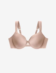 24/7® Perfect Coverage Bra, Taupe - Thirdlove - Nylon/Spandex Down Band, True Bra, Bra Size Charts, Foam Cups, Full Coverage Bra, Everyday Bra, Holy Grail, Padded Bra, Plunge Bra