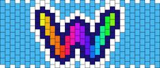 an image of a pixellated pattern with different colors