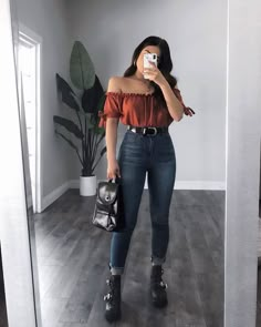 Houseparty Outfits, Chic Fall Outfits, Instagram Outfits, Trik Fotografi, Fashion Weeks, Teen Fashion Outfits