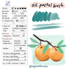 an image of oil pastel brush in photoshop