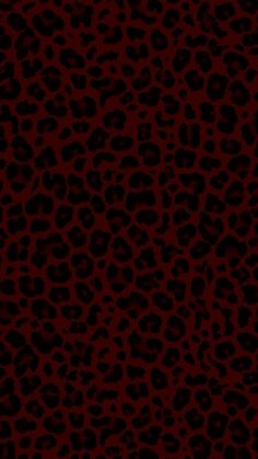 an animal print pattern in red and black