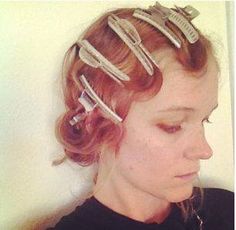 Using Finger-Wave Clips Hairstyles Party Wedding, Hairstyles Party, Wedding Finger, Vintage Wedding Hair