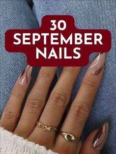 Nails For September Fall, Fall Oval Nails Design, Fall Oval Acrylic Nails, September Birthday Nails, Transition Nails Summer To Fall, September Nails 2024, Oval Nail Designs, Nail Hacks Diy, Dark Nail Designs