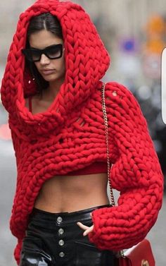 Mode Zara, Looks Street Style, Mode Inspo, Chunky Sweater, Knit Fashion, Crochet Fashion, Fashion Killa, Kanye West, Kendall Jenner