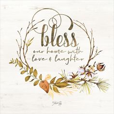 Bless Our Home Fall Foliage Poster Print by Marla Rae-VARPDXMAZ5154 Image 1 Bless Our Home, Deep Box Frames, Journaling Bible, Orange Aesthetic, Thanksgiving Cards, Wood Wall Decor, Stock Paper, Wall Plaque, Flower Market