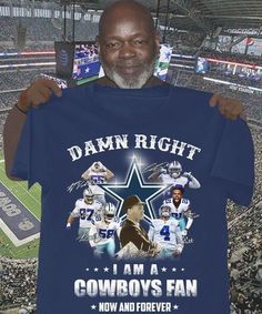 Damn right i am a dallas cowboys fan signatures now and forever tshirt available in T-shirt, hoodie, tank top, longsleeve, multi color and size S M L XL XXL 3XL 4XL 5XL. Shipping from the US. Easy 30 day return policy - Shop now! 6.1-ounce, 100% cotton .Double-needle neck, sleeves and hem; Roomy Unisex Fit. Ash is 99% cotton, 1% poly; Sport Grey is 90% cotton, 10% poly; Dark Heather is 50% cotton, 50% polyester .Decoration type: Digital Print. Made by Gildan Dallas Cowboys Fans, Now And Forever, Best Player, Sweater Design, New England Patriots, Sign I, Dallas Cowboys, Hoodie Sweater, A A