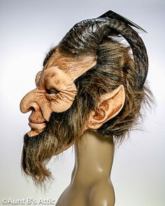 Zagone Beautiful Beast Latex Mask Human Like Face W/ Horns & Faux Fur Accents 878876004114 | eBay Beast Mask, Face Mask Brands, Monster Mask, Half Man, Faux Fur, Mask, Human, Things To Sell