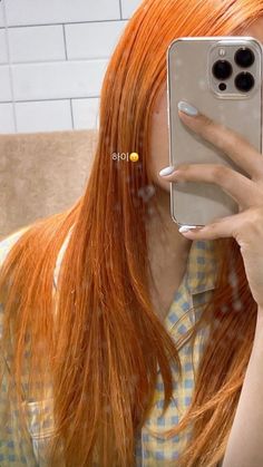 Orange Hair Ideas, Hair Poster, Hair Catalog, Pretty Hair Color, Hair Dye Colors, Hair Inspiration Color, Orange Hair