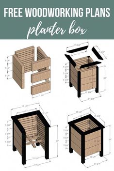 the free woodworking plans for a planter box