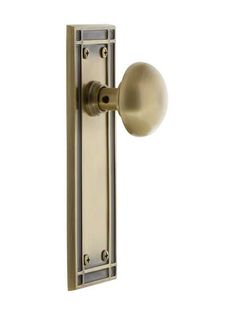 an image of a door handle with a ball on the front and bottom part of it