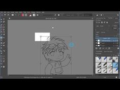 an animation character is shown in adobe