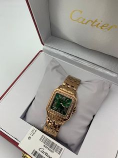 Emerald Watch, Simple Family Meals, Vintage Watches Women, Expensive Jewelry Luxury, Dope Jewelry, Saint John, Womens Watches Luxury, Cartier Watch, Classy Jewelry