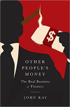 there is a man in a suit and tie on the cover of this book, other people's money