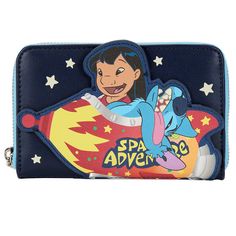 a wallet with an image of a cartoon character on it