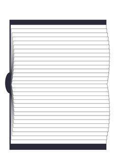 a blank notepad with lines on it