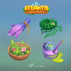 an image of various items in the game