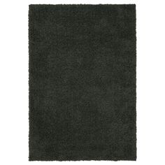 a black rug on a white background