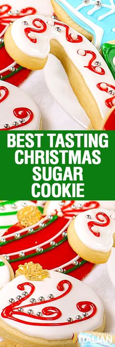 the best tasting christmas sugar cookie