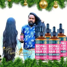 Biotin & Collagen Hair Oil - 1.01oz, Hydrating Vitamin Serum for Skin, Nails & Hair Care |, Hypoallergenic, Suitable for All Skin Types Size: 4pcs. Hair Growth Women, Hair Nutrients, Rosemary Oil For Hair, Biotin Hair, Liquid Hair, Castor Oil For Hair, Essential Oils For Hair, Grow Long Hair, Hair Growth Serum