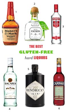 the best gluten - free liquors for every type of alcoholic drinker