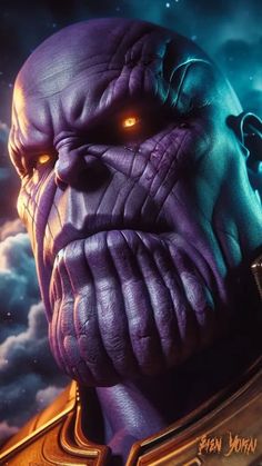 an image of thanos from the movie avengers