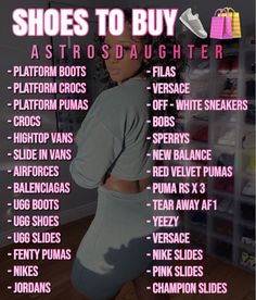 Baddie Essentials List Clothes, Baddie Shopping List, Baddie Essentials List, Baddie Christmas List, Baddie Essentials, Shoes To Buy, Teen Stores, Best Online Clothing Stores, Social Life Hacks