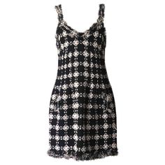 Beautiful Black And White Tweed Dress In Excellent Used Condition! Zip Closures With Open Back! Authentic. Please Know Your Brand Clothing Size. Eu 34, Us 0-2. Final Sale Chanel Tweed Dress, Dresses Chanel, White Tweed Dress, Chanel Dresses, Chanel Dress, Chanel Tweed, Black And White Tweed, White Tweed, Brand Clothing