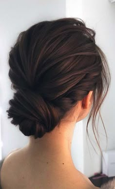 Bridal Chignon, Chignon Hairstyle, Updo Bridal, Messy Updo, Updo Hairstyle, Peinados Fáciles Para Cabello Corto, Hairstyles Updo