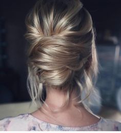 Yes! Easy, breezy updo. Bridal Hair Updo, Hair Styles 2017, Wedding Hairstyles Updo, French Twist, Hairdo For Long Hair