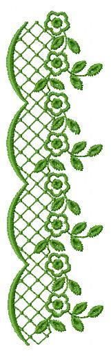 green leaves are growing on the side of a wire mesh wall hanging from a white background