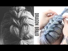 Dragon Braid Men, Viking Mohawk Woman, Undercut Updo Hairstyles, Hair Braid Tutorial, Braid Bangs, Dragon Braid, Dragon Hair, Tutorial Hairstyles, Braids Short