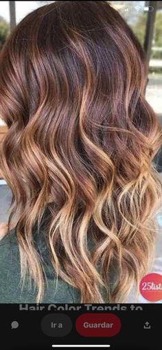 Best Fall Hair Colors, Hair Colors Ideas, Auburn Balayage, Rambut Brunette, Luxurious Hair, Balayage Blonde, Caramel Highlights, Honey Blonde Hair