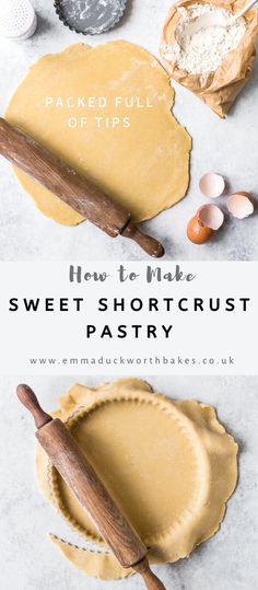 how to make sweet shortcrust pastry