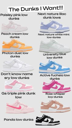 #dunks#nike#shoes#wants Shoes Nike Dunks, Dunks Sneakers, Nike Shoes Women Fashion, Cute Nike Outfits, Trendy Shoes Sneakers, Nike Fashion Shoes