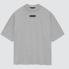 The Fear Of God Essentials Light Heather Grey T-Shirt Is Made From Premium Cotton Jersey And Features A Relaxed Fit, Short Sleeves, A Classic Rib-Knit Crew Neckline, And A Rubber Brand Label On The Front And At The Upper Back, Never Worn Dark Green Hoodie, God Shirts, The Fear Of God, Fear Of God Essentials, Grey T Shirt, Green Hoodie, Brand Label, Fear Of God, Knit Hoodie