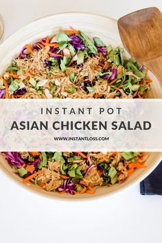 Instant Pot Asian, Asian Chicken Salad, Green Meals, Healthy Instant Pot Recipes