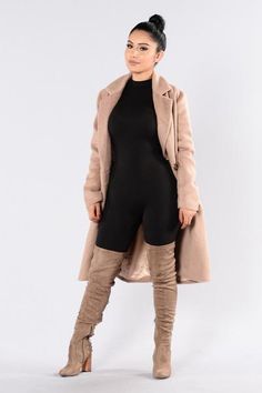 Keep Me Warm Coat - Taupe Nova Coat, Trendy Womens Fashion, Fashionista Outfits, Bike Outfits, Fashion Nova Jackets, Thanksgiving Outfit Women, Fashion Nova Outfits, Thanksgiving Outfit, Taupe Color