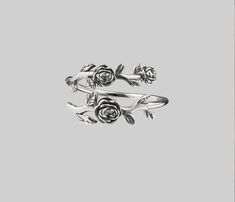 Rose Rings, Rose Jewellery, Protect Our Planet, Silver Rose Ring, Gothic Rose, Modern Hippie, Silver Wrap Ring, Silver Ring Designs, Damask Rose