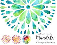 a watercolor painting with the words, watercolors are called mandela