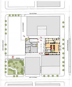 the site plan for an upcoming school building, which is currently under construction and has been updated