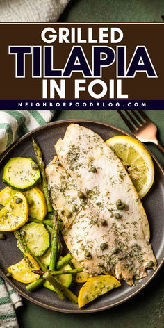 Enjoy summer with summer grilling recipes! Try this foil tilapia! A flaky tilapia in a foil with vegetables that will impress your family. This flavorful grilled tilapia in foil is a must for Memorial Day party food or a Father's Day dinner menu! Tilapia In Foil, Lemon Tilapia, Cookout Recipes, Foil Packet Dinners, Cookout Side Dishes, Foil Packet, Summer Vegetables