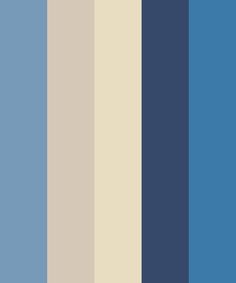 blue and beige color palette with neutral tones