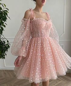 Fairy Prom Dress, Teuta Matoshi, Mini Prom Dresses, Pink Evening Dress, 파티 드레스, Sweetheart Prom Dress, Evening Party Gowns, Dress Homecoming, Party Gown