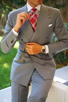 Nice Suits, Suit Combinations, Slim Tie, Tie Men, Sean John, Tie Men's, Tuxedo Suit, Men's Suit, Gray Suit