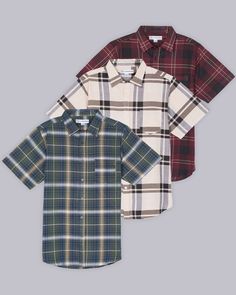 Designed to be the best: Our Men's Short Sleeve Button Down Shirts are crafted with a focus on quality, style, and functionality, making them a cut above the competition. With its slim and casual plaid design, it's perfect for any occasion. Benefits you can't miss: Our Men's Short Sleeve Button Down Shirts offer unbeatable value. Made from breathable and durable fabric, our shirts ensure that you stay cool and stylish throughout the summer. The pocket feature adds convenience, allowing you to ke Boys Bottoms, Collar Designs, Plaid Design, Boys Top, Mens Activewear, Active Women, Be The Best, Short Sleeve Button, Active Wear For Women