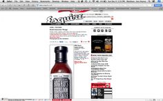 an image of a bottle of bbq's barbecue sauce on the webpage