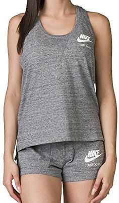 NIKE Women's Sportswear Gym Vintage Tank #affiliate Nike Women Outfits, Nike Clothes Mens, Nike Clothes, Womens Gym, Womens Jumpsuits Casual, Womens Fitness, Yoga Tank Top, Women's Sportswear, Sequin Outfit