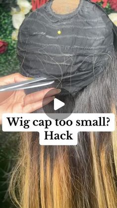 Atl Wig Maker on Instagram: "I seen this wigmaker wig hack to making your wigs that’s too small bigger. 
Do I decide to give it a try. 
And it works. 
New service ‼️

#wigmaking #wighacks #wigtutorial #wigfix #toosmall #wigcap" Cheap Wig Hacks, Wig Styling Tutorial, Wig Maker, Diy Wig, New Service, Cheap Wigs, U Part Wig, U Part, April 4