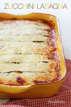 a casserole dish filled with meat and sauce