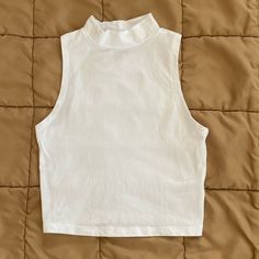 Never Worn. 13” Pit To Pit 15” Long Wild Fable, Sleeveless Top, Color White, Womens Tops, Crop Tops, Women Shopping, White, Color